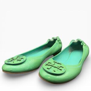 Tory Burch Mint Green Flats